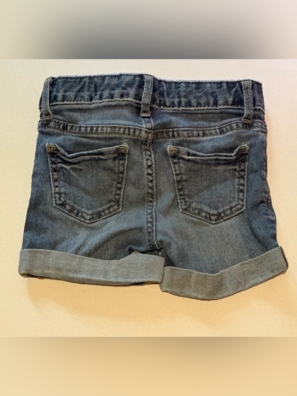 Gap little girl size 5 midi blue jean denim shorts  kids jean shorts clothes